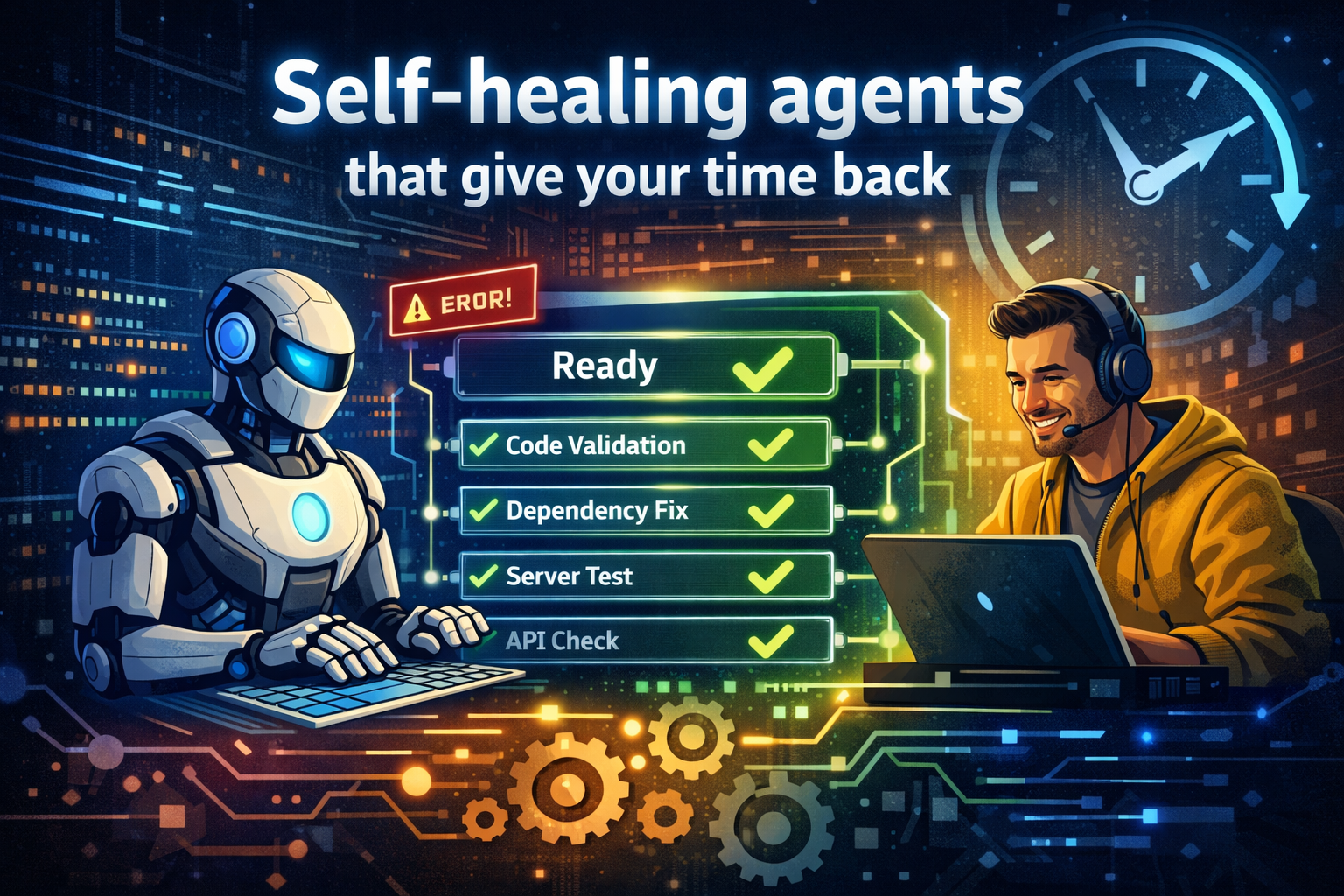 Self-Healing AI Agents: How Appifex Fixes 95% of Bugs Automatically
